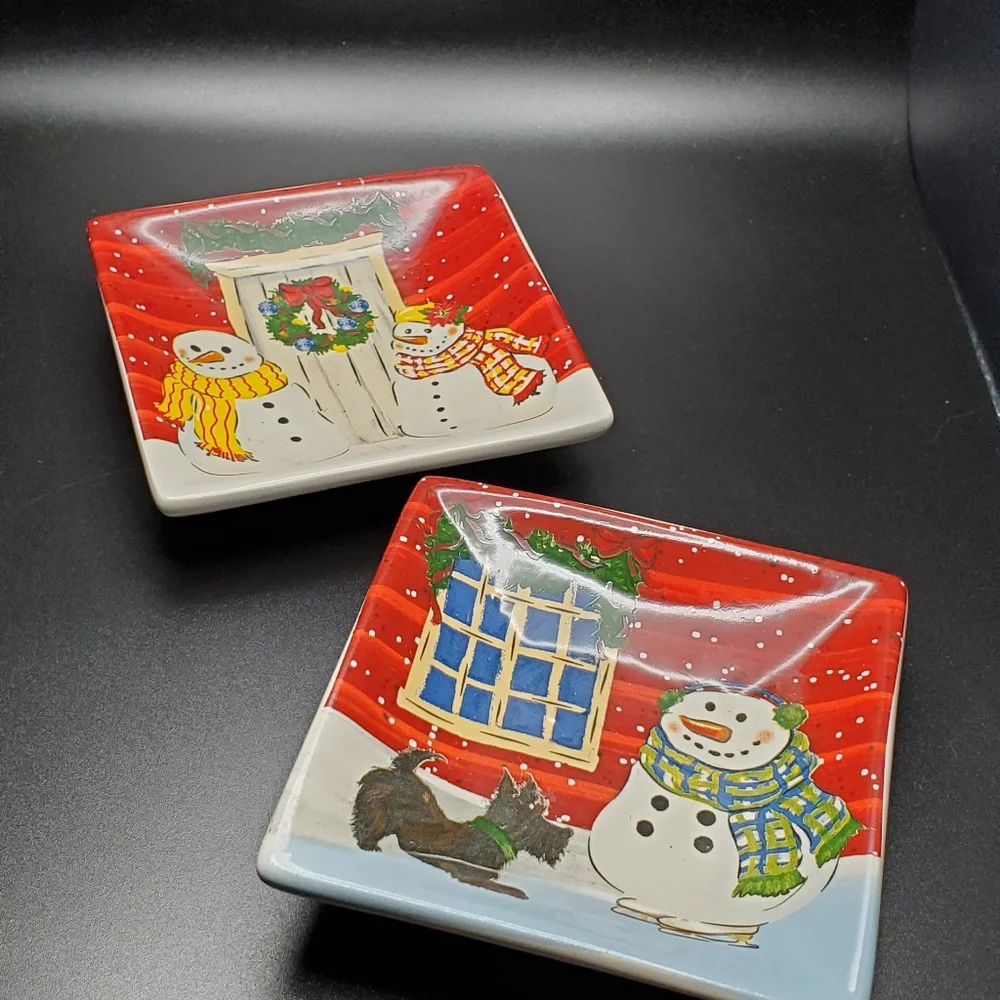 💙GUC 2 Snowman Coasters